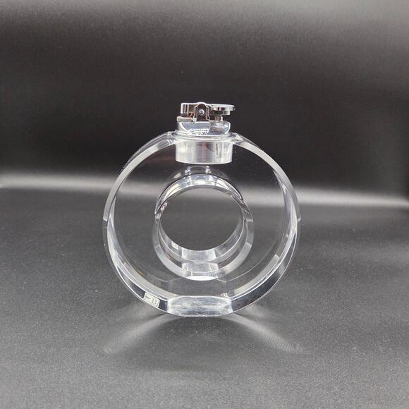 VINTAGE PETER ALAN DESIGNS Lucite Table Lighter Rare